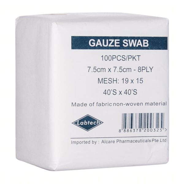 ASSURE Sterile Gauze Swab (7.5 cm x 7.5 cm) 12-Ply