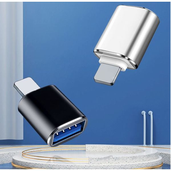 OTG Adaptateur lightning vers USB Pour iPhone 7 8 6 5 Plus X XS 11