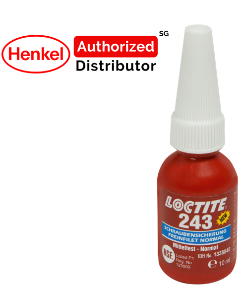 Henkel Loctite 243 Threadlocker Anaerobic Adhesive Blue 250 mL Bottle