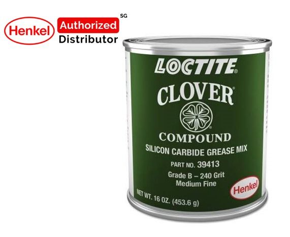 Henkel 39413 LOCTITE Clover Gray Grade B / 240 Grit Silicon Carbide Valve  Grinding Compound - 1 lb Can at