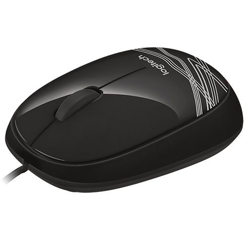 logitech wired mouse m105 usb black 910