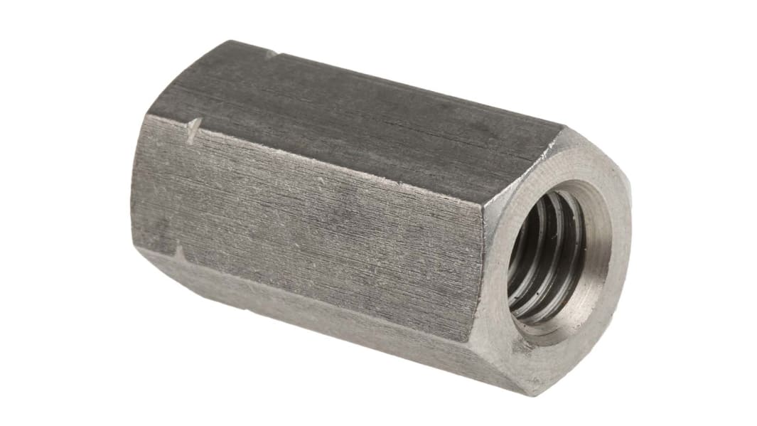 RS PRO Stainless Steel, Hex Nut, M12