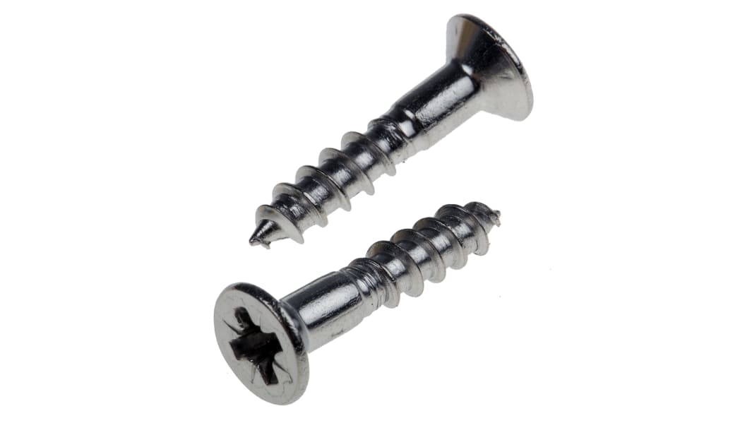 RS PRO M3 x 20mm Hex Socket Countersunk Screw Black, Self