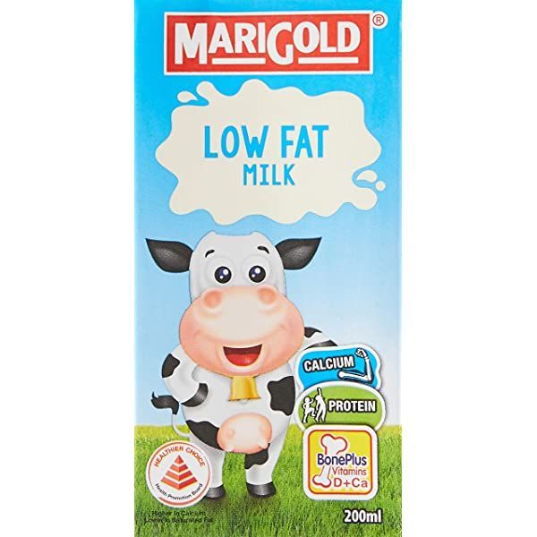 Marigold Low Fat Uht Milk 200ml Tetra Singapore Eezee