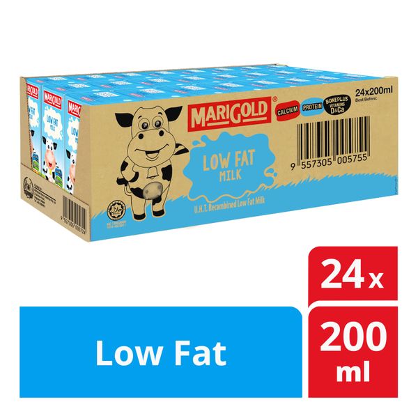 Marigold Milk Uht Low Fat 200ml 24 S Ctn Singapore Eezee