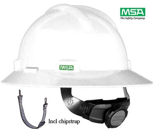 Msa v gard full brim deals hard hat