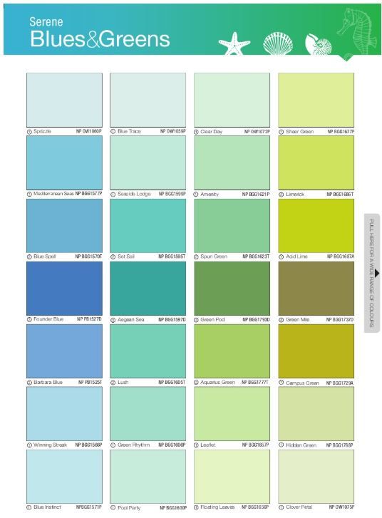 Nippon Emulsion Paint Colour Chart