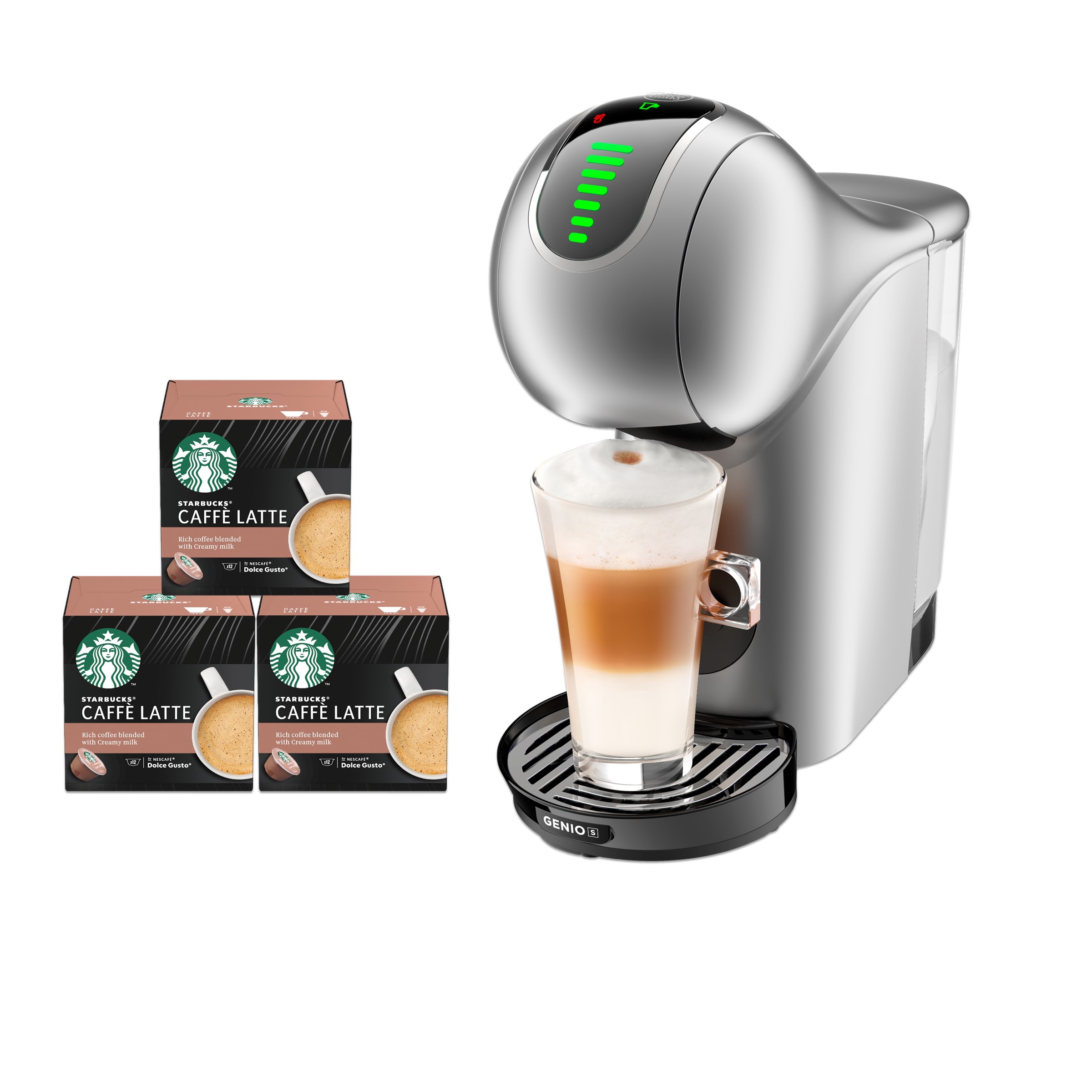 NESCAFE Dolce Gusto GENIO S BASIC +2 Au Lait Intenso