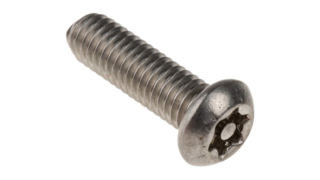 RS PRO M10 x 30mm Hex Socket Cap Screw Plain Stainless Steel