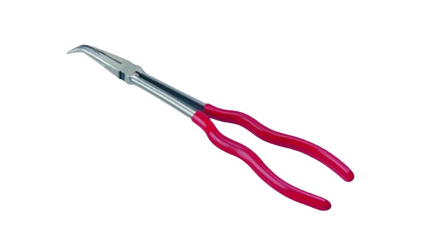 11-3/8 Bent Nose Needle-Nose Pliers - Long Reach