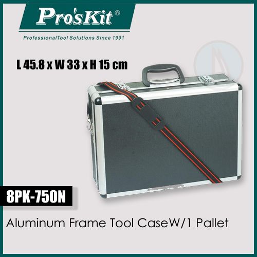 Proskit 8PK-750N Aluminum Frame Tool Case W/1 Pallet (pro'skit