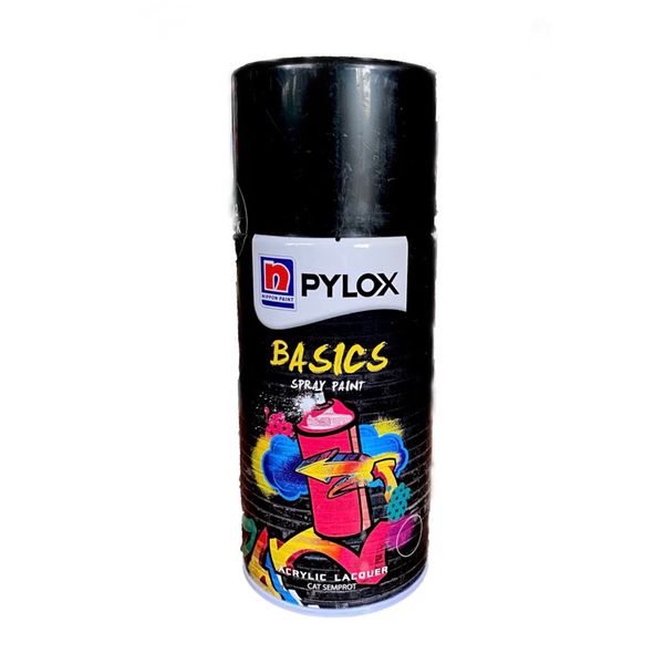 Nippon Paint Pylox Cat Semprot, Hitam 300 Cc (12 pcs/box
