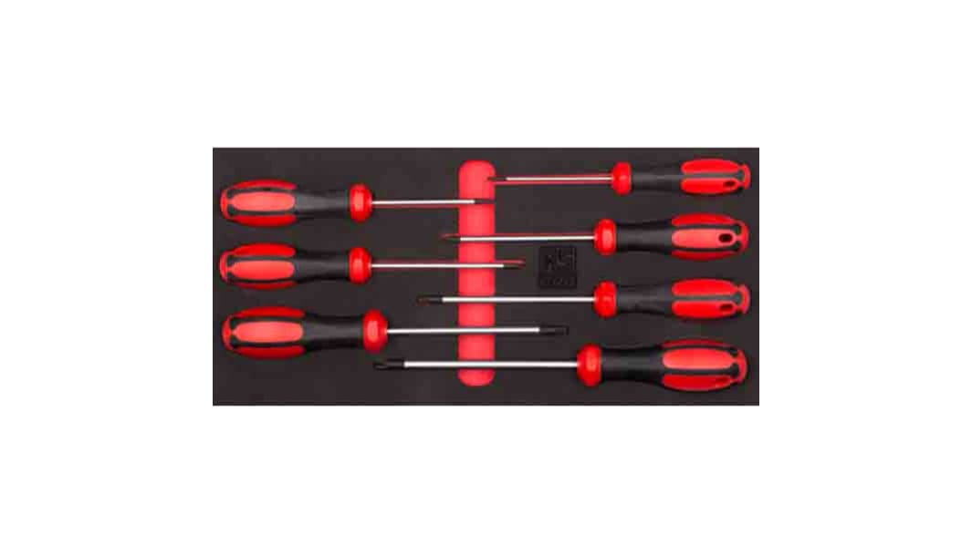 RS PRO F99-601 Phillips; Slotted Screwdriver Set, 6-Piece