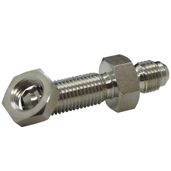 Rfs Stainless Steel SS316 Bulkhead Union Jic Fitting, 1/2, 37-Degree Flared  Compression Fitting, Straight Threaded Connector Adapter for Hydraulic  System, Sae J514 Standard F-J-S-BU-CWLN-08 - Eezee