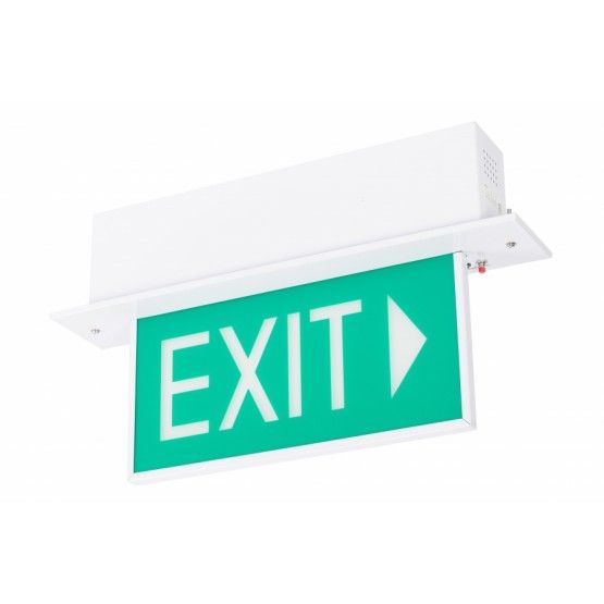 Samcom Electronic - Emergency Light Recessed Led Exit Sign Singapore ...