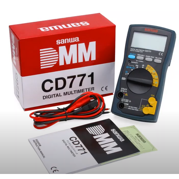 Sanwa CD771 Digital Multimeters／standard Type Backlight & Cont. Buzzer