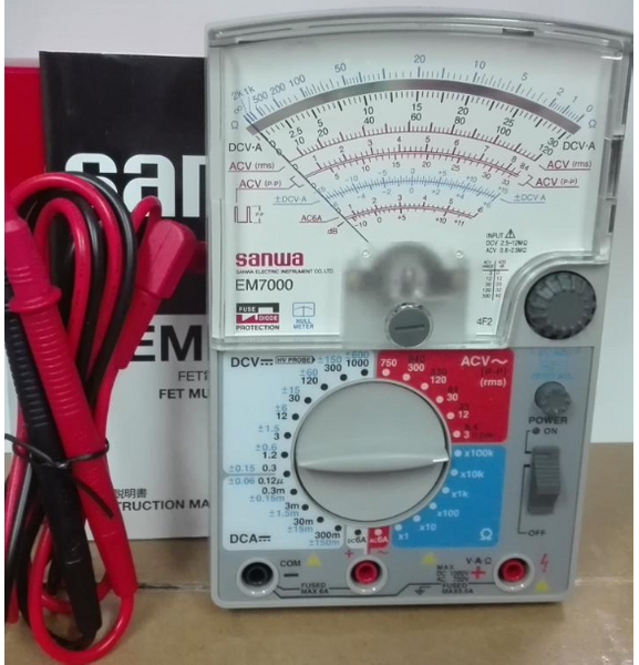 Sanwa EM7000 Fet Multitester - High Sensitivity for Measurement of