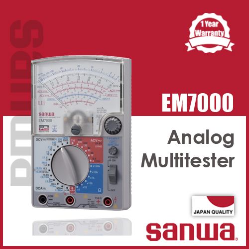 sanwa analog multi-tester EM-7000 from japan