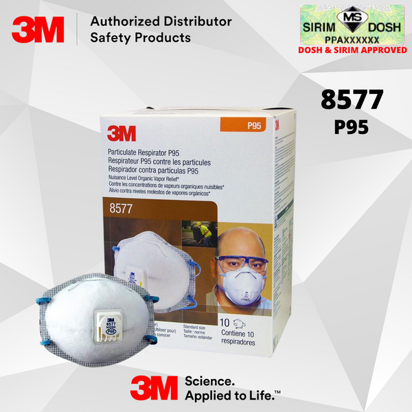 3m particulate respirator 8577 p95