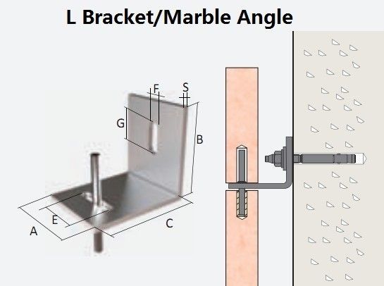 RS PRO Stainless Steel Angle Bracket Mounting Bracket