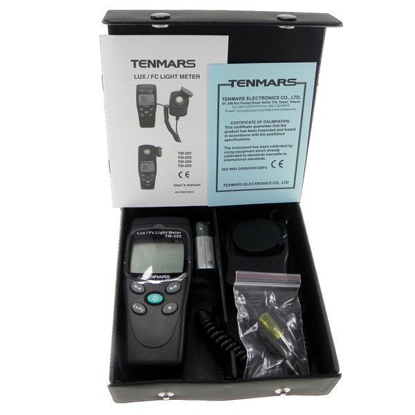 Tenmars TM202 Lux/fc Light Level Meter With Dc Analog Output Singapore