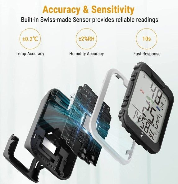 Wireless Temperature Sensor (Fast Response, Bluetooth)