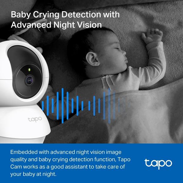 Tapo C210, Pan/Tilt Home Security Wi-Fi Camera