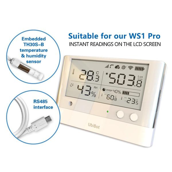 UbiBot WS1 Wireless Smart Temperature Humidity Monitor