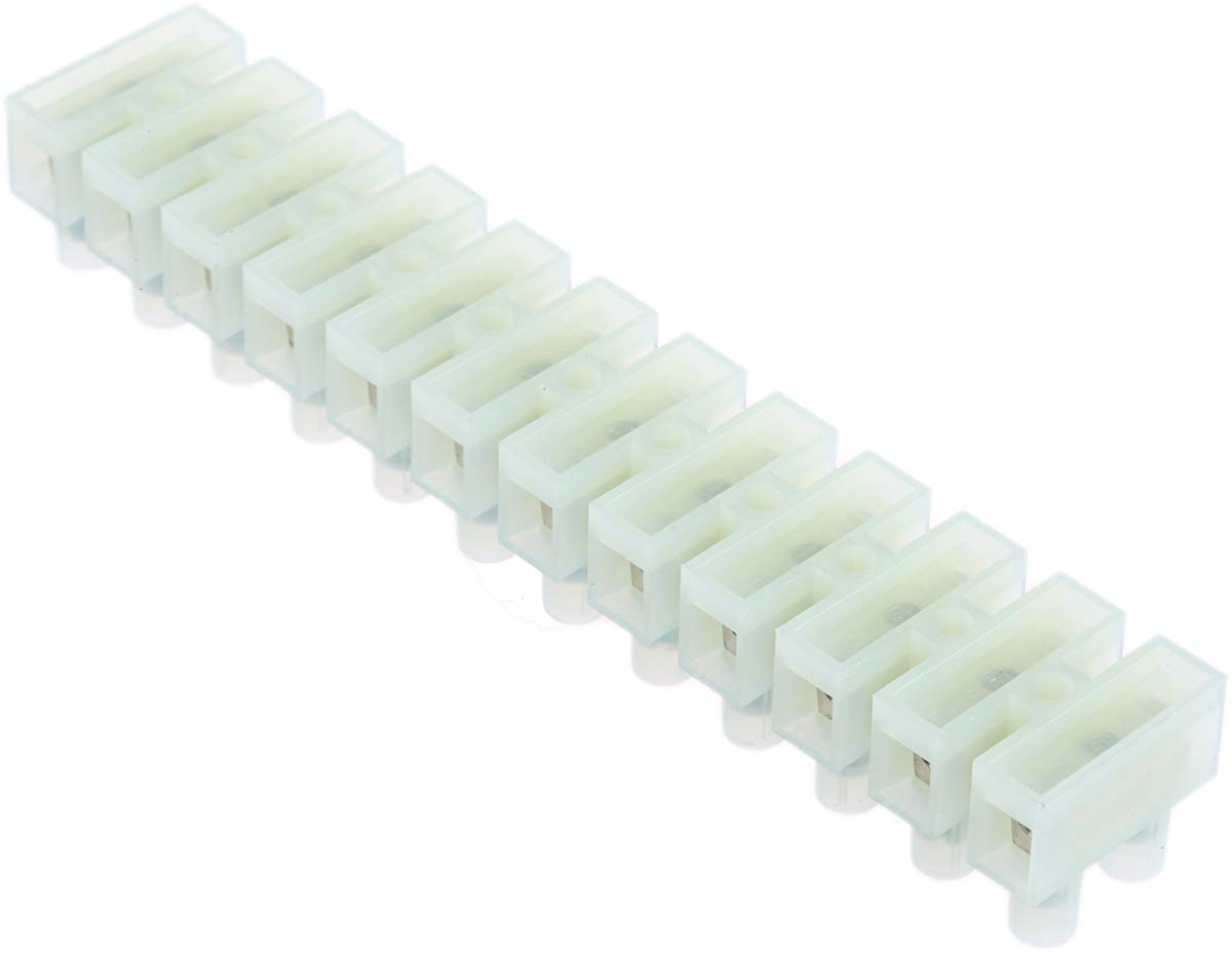 Rs Pro 4649738 Non-Fused Terminal Block, 12-Way, 24A, 2.5 Mm² Wire, Screw  Down Termination - Eezee