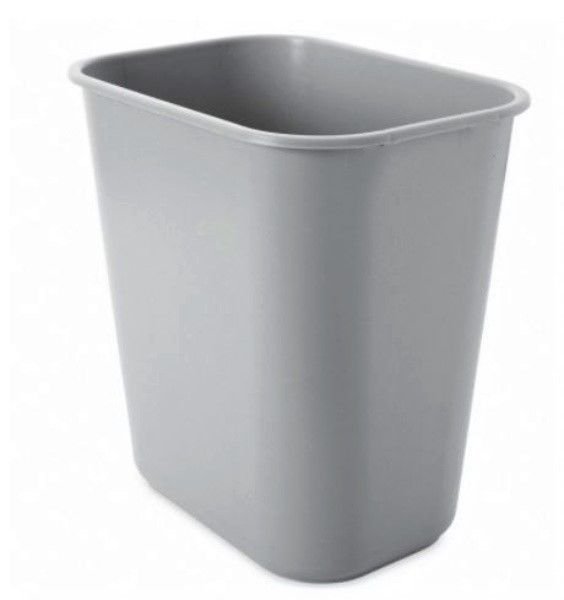 RS PRO 360L Grey Flip Polyethylene Waste Bin