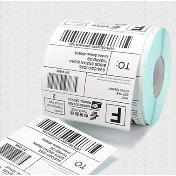 Waterproof Thermal Label Roll Printing Paper For Thermal Label Printer 100 150mm Singapore Eezee