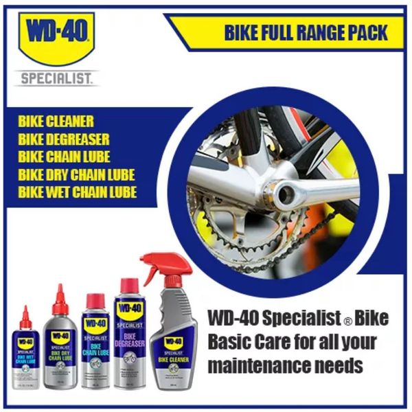 WD-40 Specialist Motorbike Product Range Lubricants Degreasers