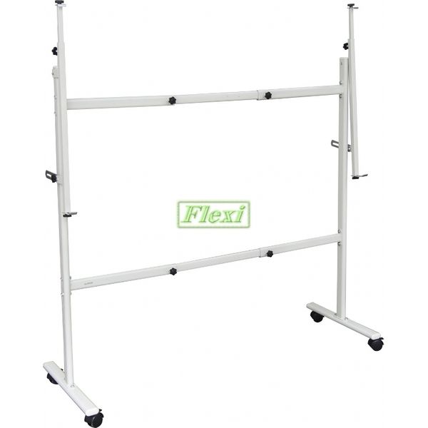 Whiteboard Stand A984 White Only Mobile Stand With Wheels for Use