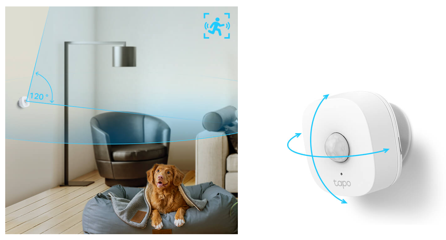 Flexible Sensor Angle
Freely rotate the sensor to the ideal angle and adjust the detection zone to avoid accidental activations by your fur babies.