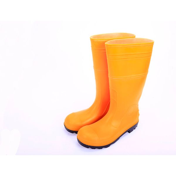 Yellow Pvc Boots/ Safety Boots/ Anti-slip/ Steel Toe Singapore - Eezee