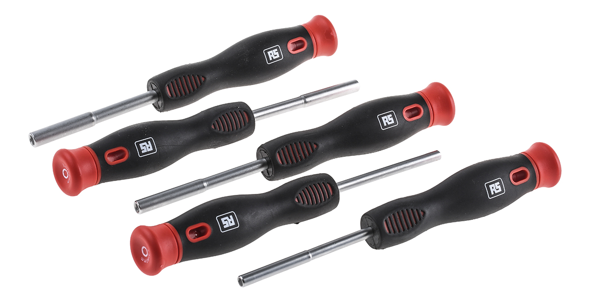 RS PRO F99-601 Phillips; Slotted Screwdriver Set, 6-Piece