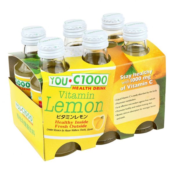 You C1000 Vitamin Lemon 6 Btls X 5 X 140ml Singapore Eezee