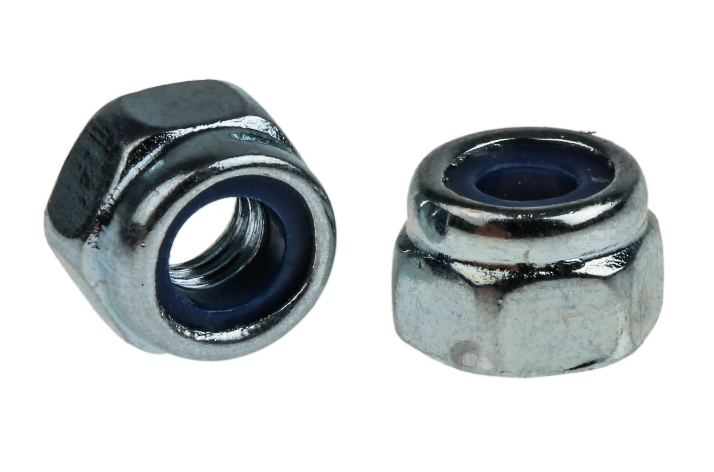 RS PRO - 767826 - Plain Stainless Steel Nylon Insert Locking Nut