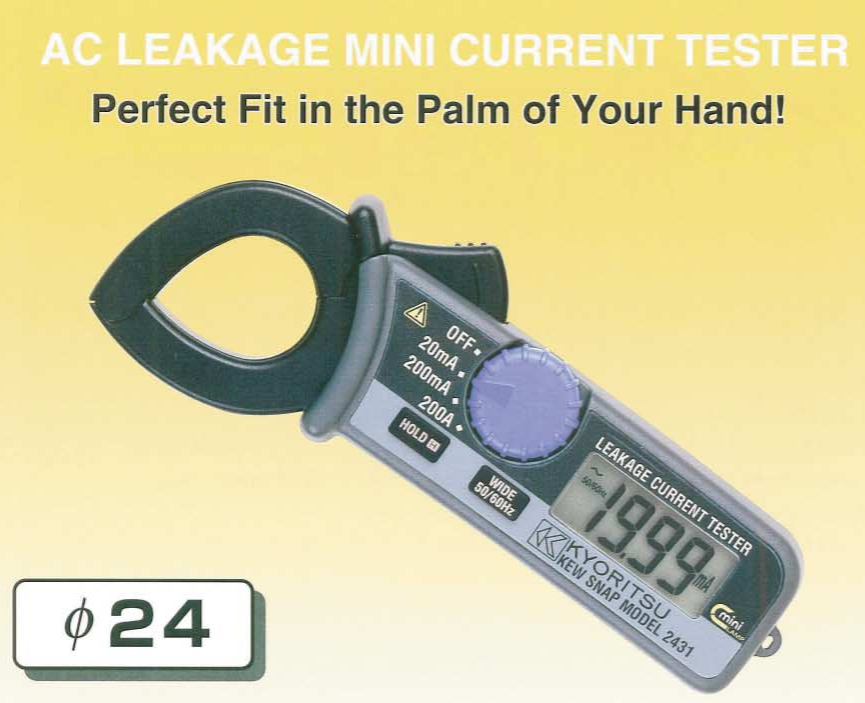 Kyoritsu Kew Snap Leakage Current Tester 2431 (valid for Singapore 