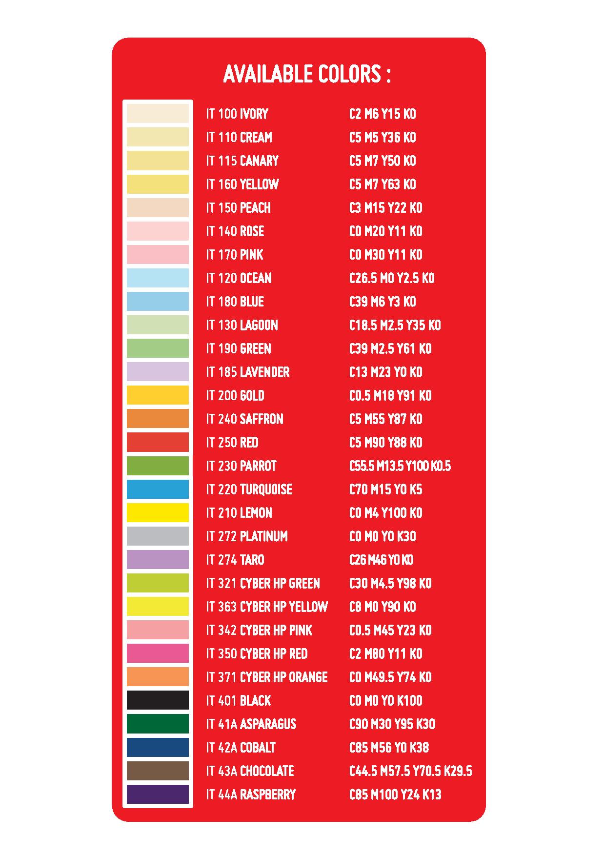 Sinar Spectra Colour Paper Pastel Series A4 80gsm - Eezee