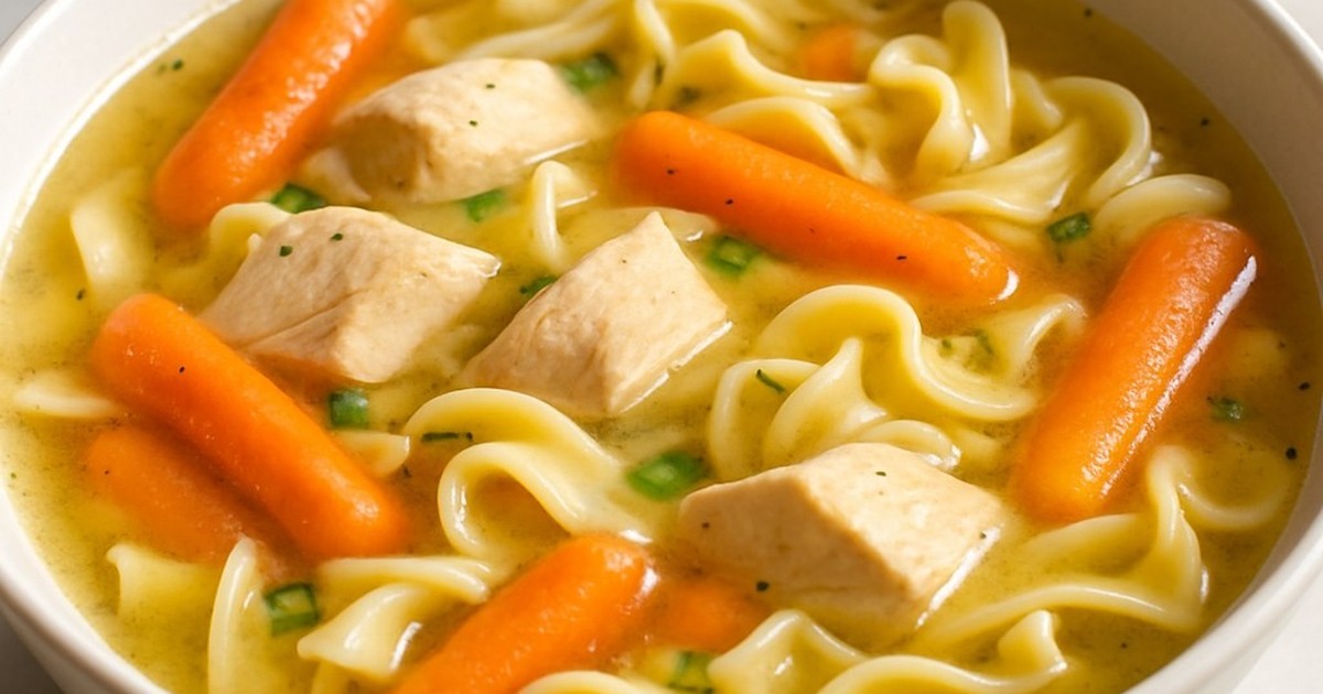 Budget Dinner in Manitoba: A $6.07 Chicken Noodle Soup Recipe