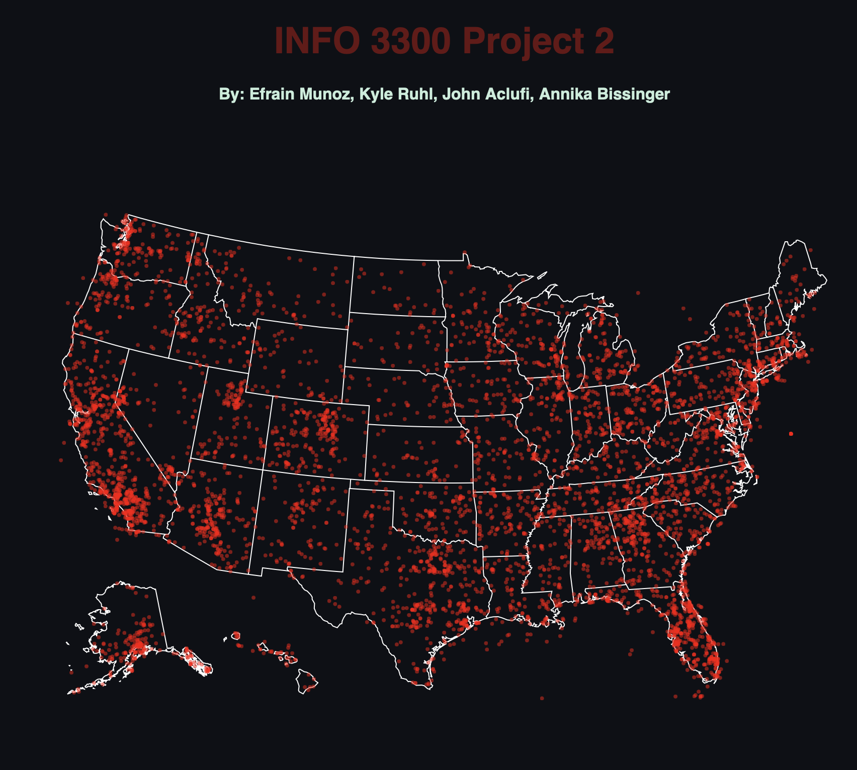 Plane Crash Map Demo