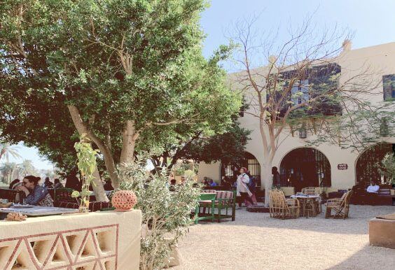 The Marsam garden courtyard