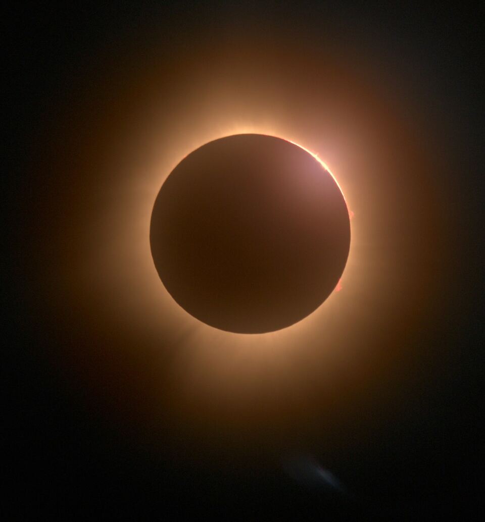 The corona at totality, the moment the Gathering is built around