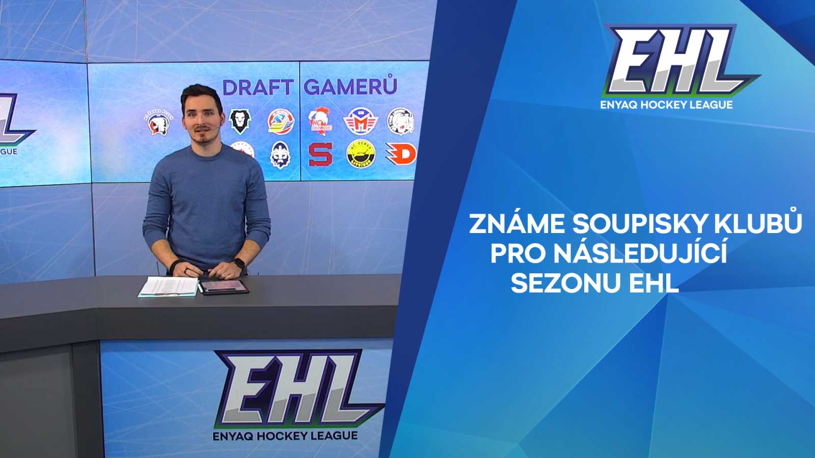 Draft je za námi! Známe soupisky všech týmů do nadcházející sezóny ENYAQ Hockey League