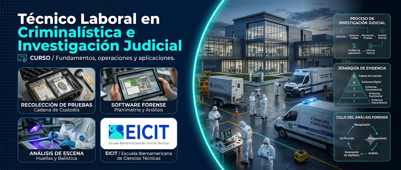 Técnico Laboral en Criminalística e Investigación Judicial