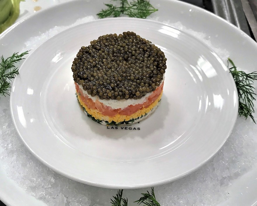 Eiffel Tower Restaurant's New Caviar Bar