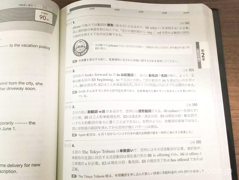 TEX加藤先生の新TOEICテスト文法問題でる1000問を3ヶ月以上やり込んで