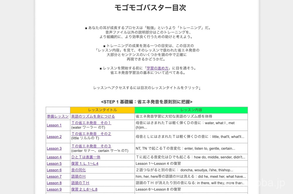 モゴモゴバスター　教材