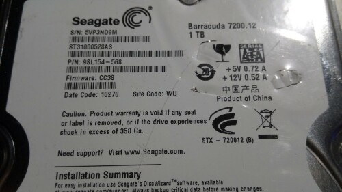 Seagate Barracuda 1TB